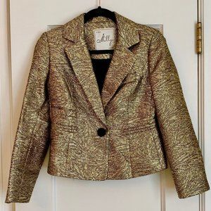 Milly of New York Gold Blazer Size 2